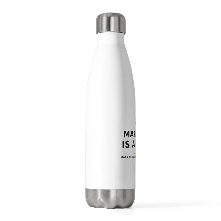 Marriage Is a Verb — Water Bottle