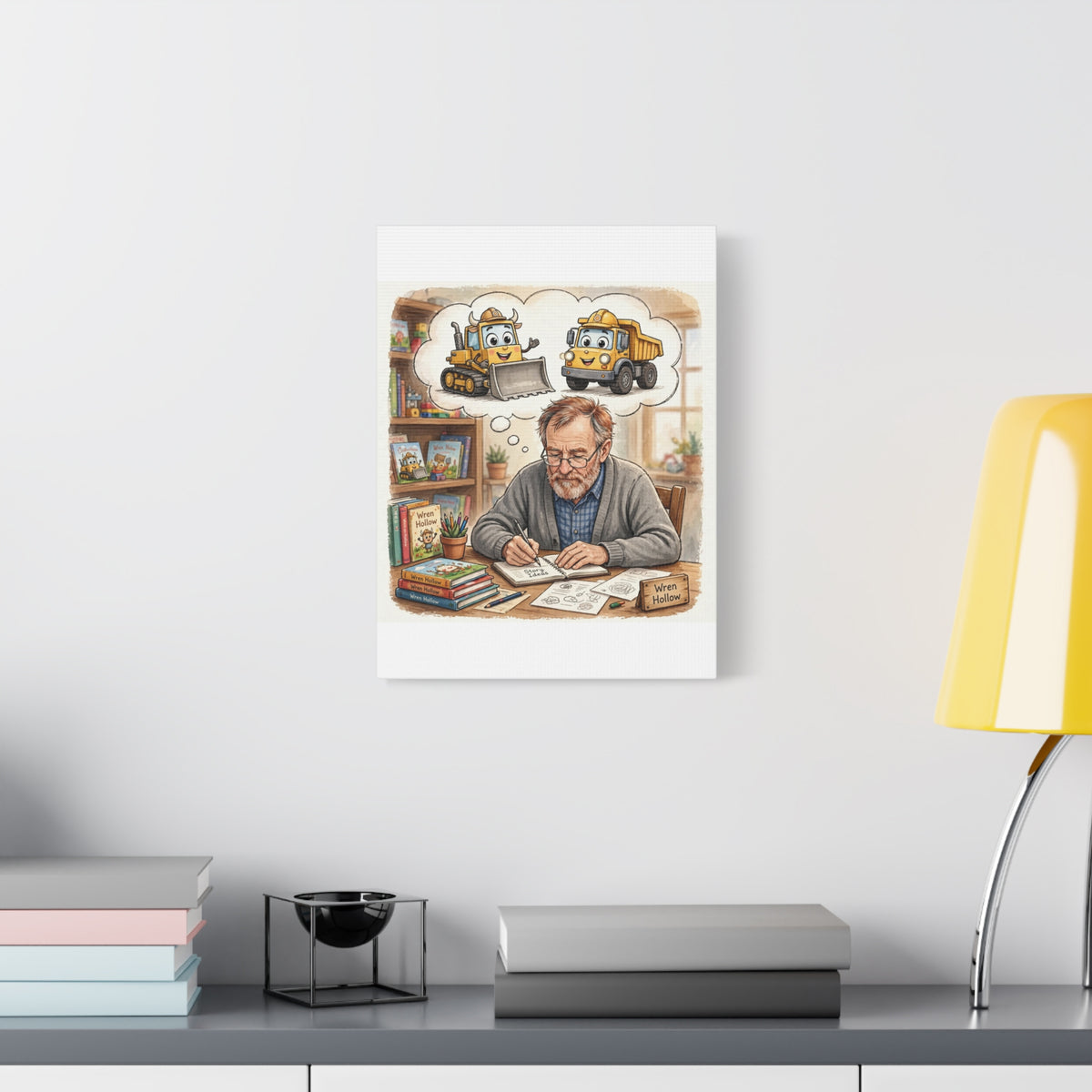 Wren Hollow Grandpa — Canvas Print