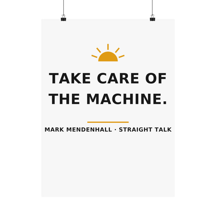 Take Care of the Machine — Poster