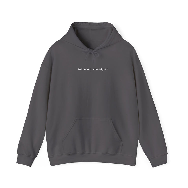 Fall Seven, Rise Eight Minimalist Hoodie