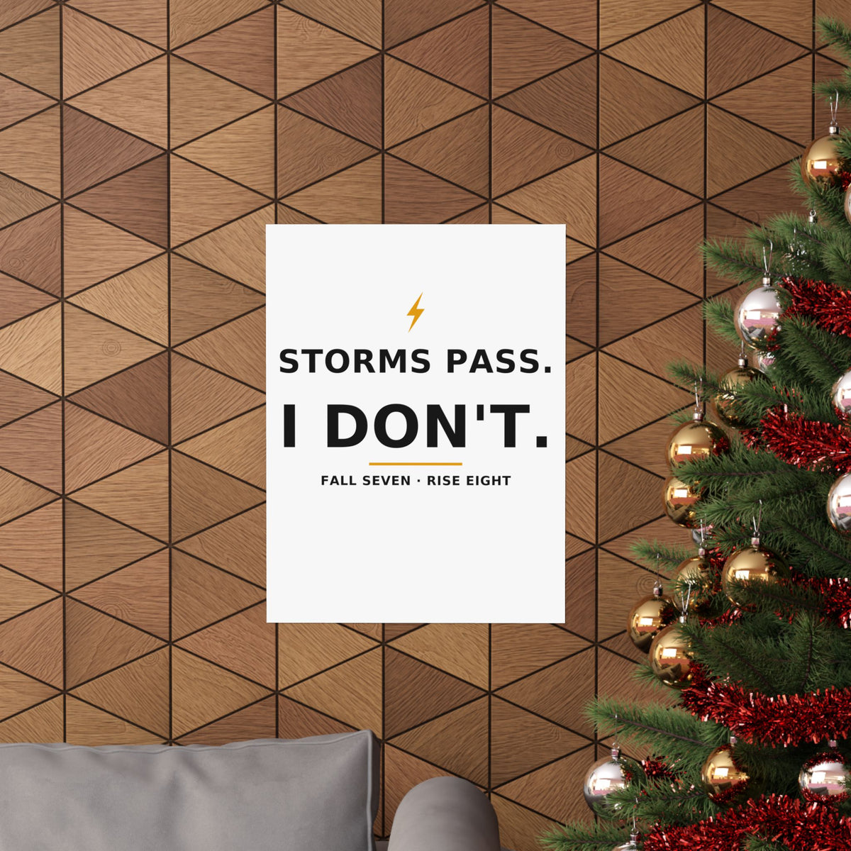 Storms Pass. — Poster