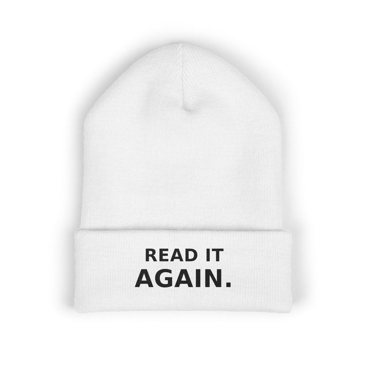 Read It Again. — Beanie