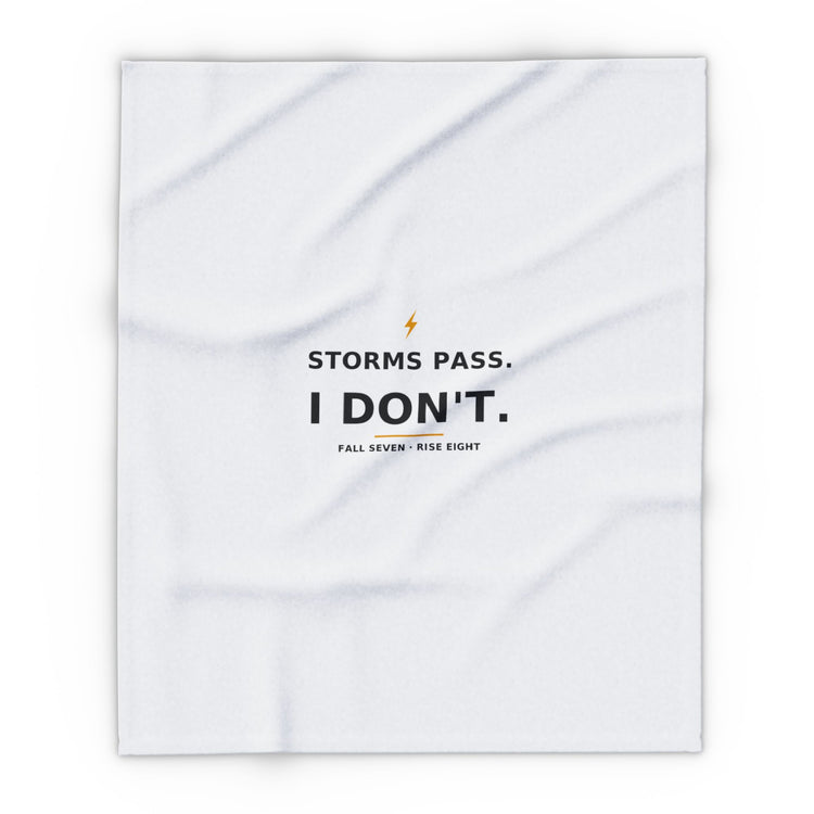 Storms Pass. — Fleece Blanket