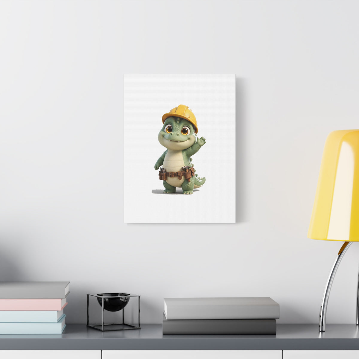 Chompy the Gator — Canvas Print