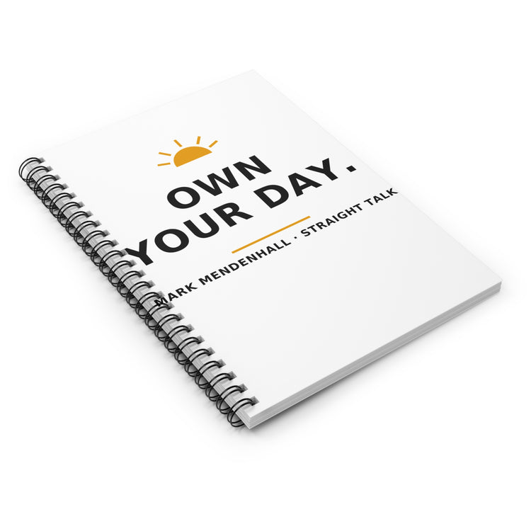 Own Your Day — Spiral Notebook