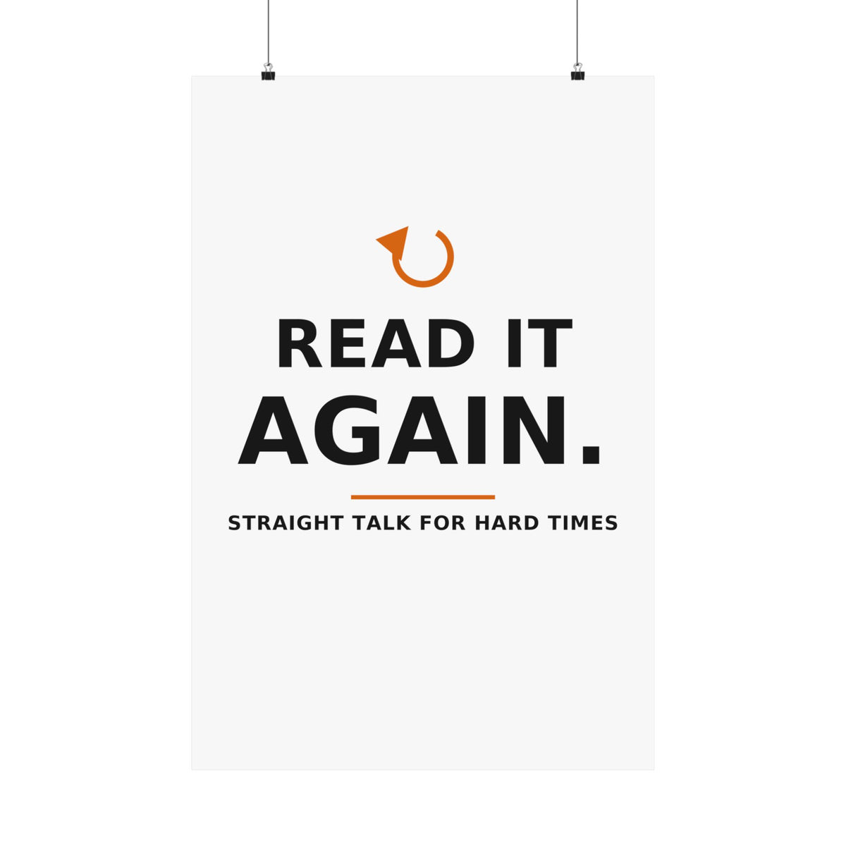 Read It Again. — Poster