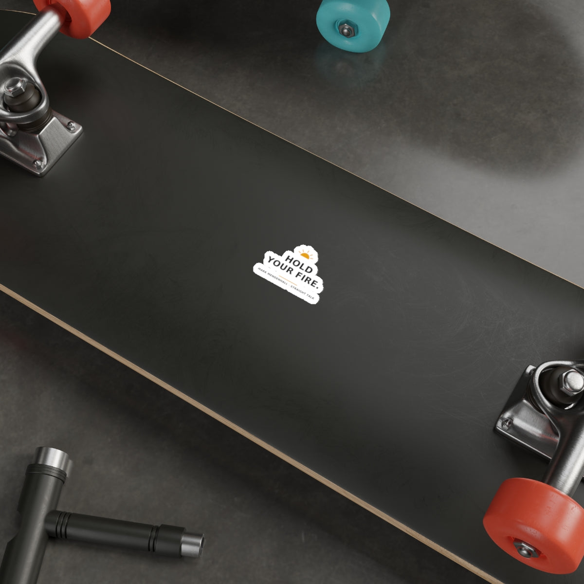 Hold Your Fire — Die-Cut Sticker