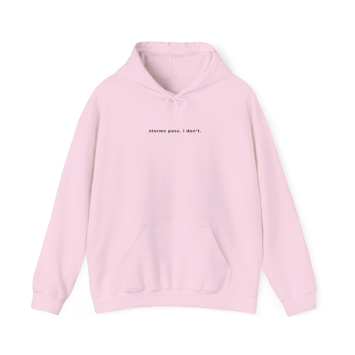 Storms Pass Minimalist Women's Hoodie