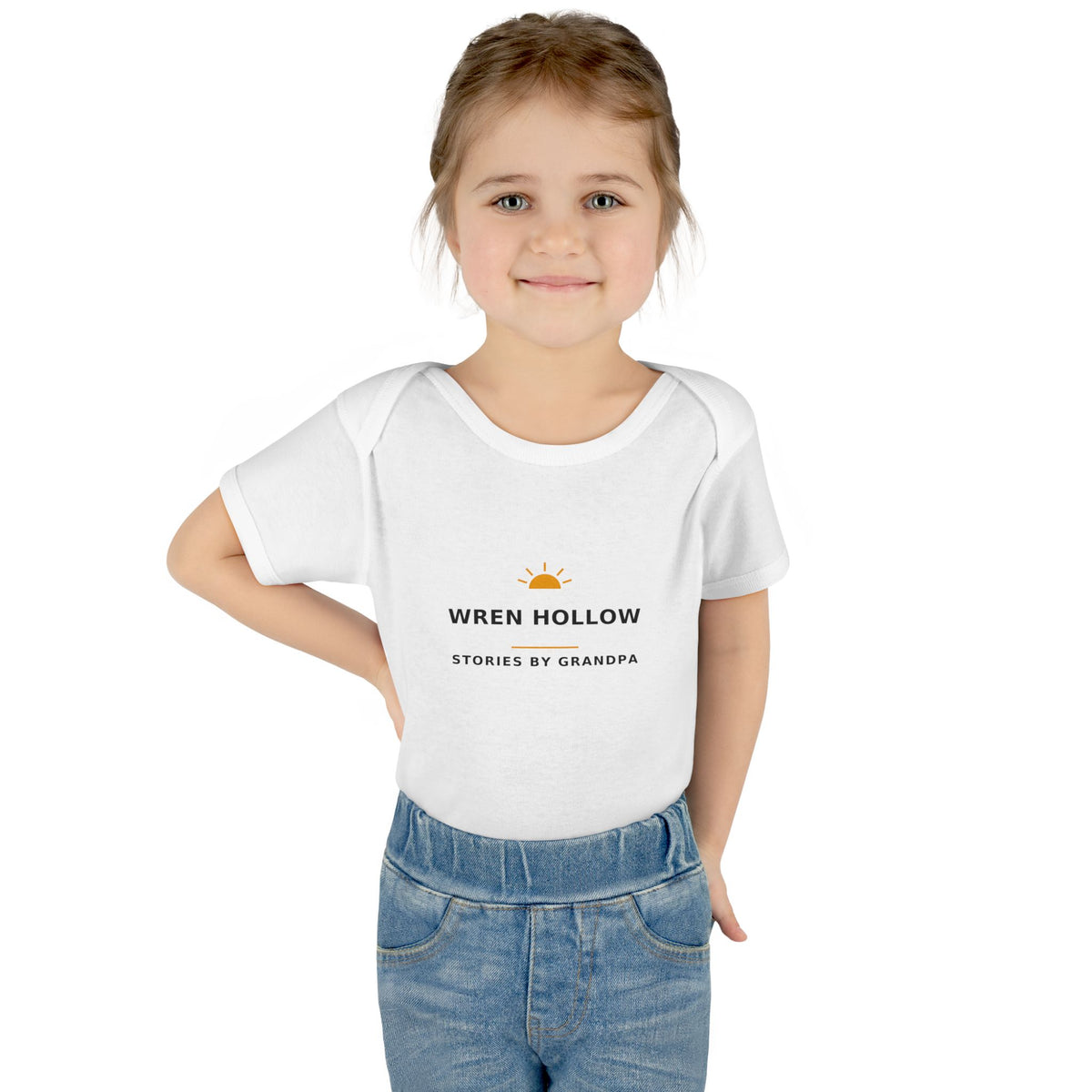 Wren Hollow — Stories by Grandpa — Baby Onesie
