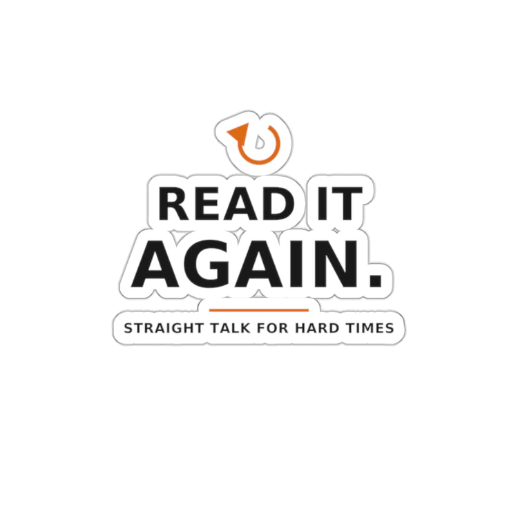 Read It Again. — Die-Cut Sticker