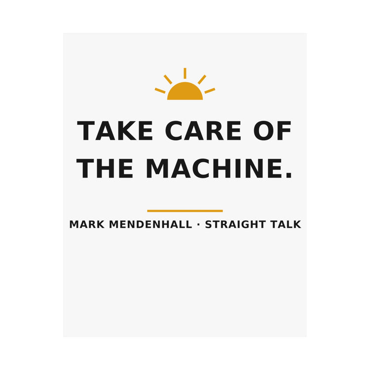 Take Care of the Machine — Poster