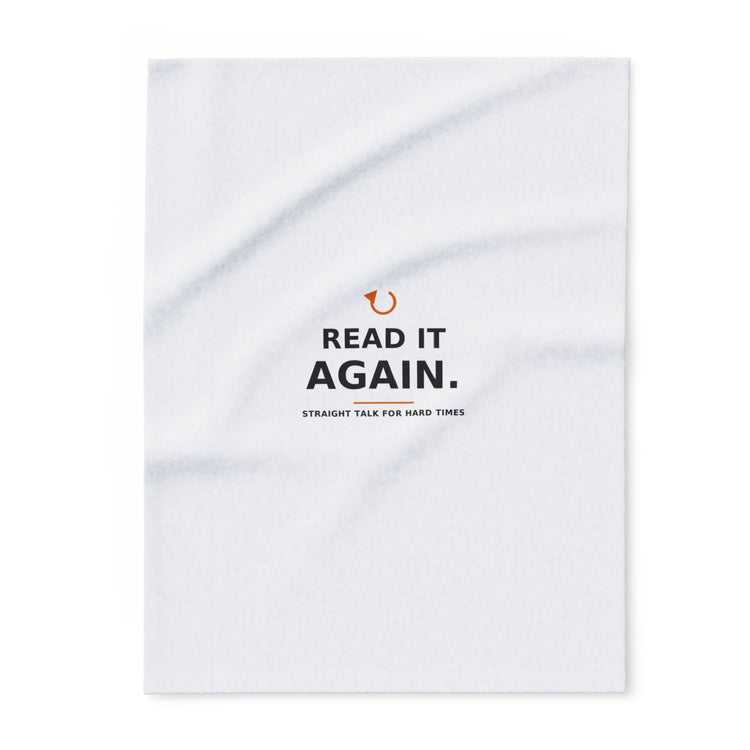 Read It Again. — Fleece Blanket