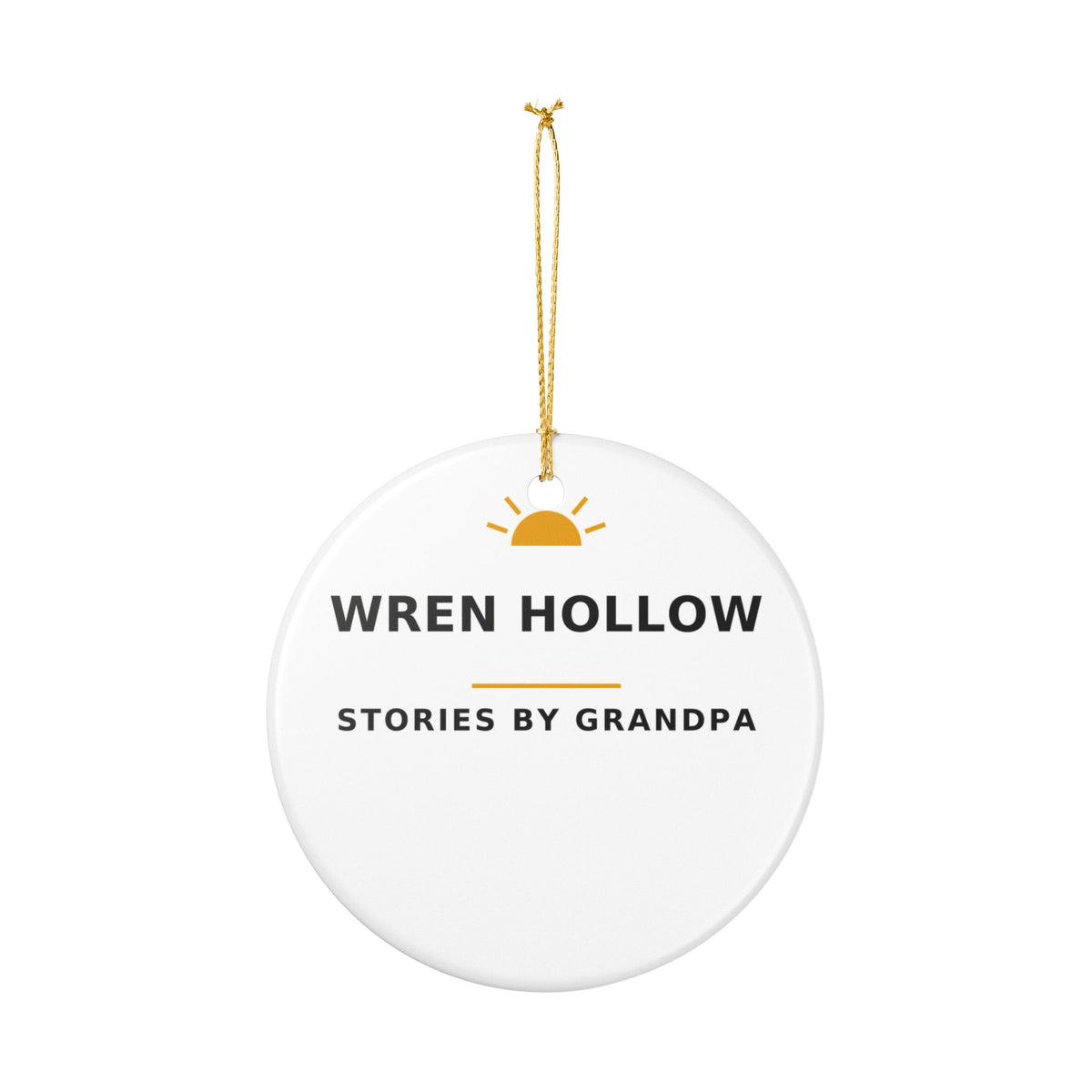Wren Hollow — Stories by Grandpa — Christmas Ornament