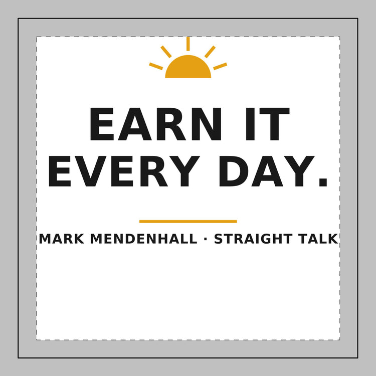 Earn It Every Day — Throw Pillow