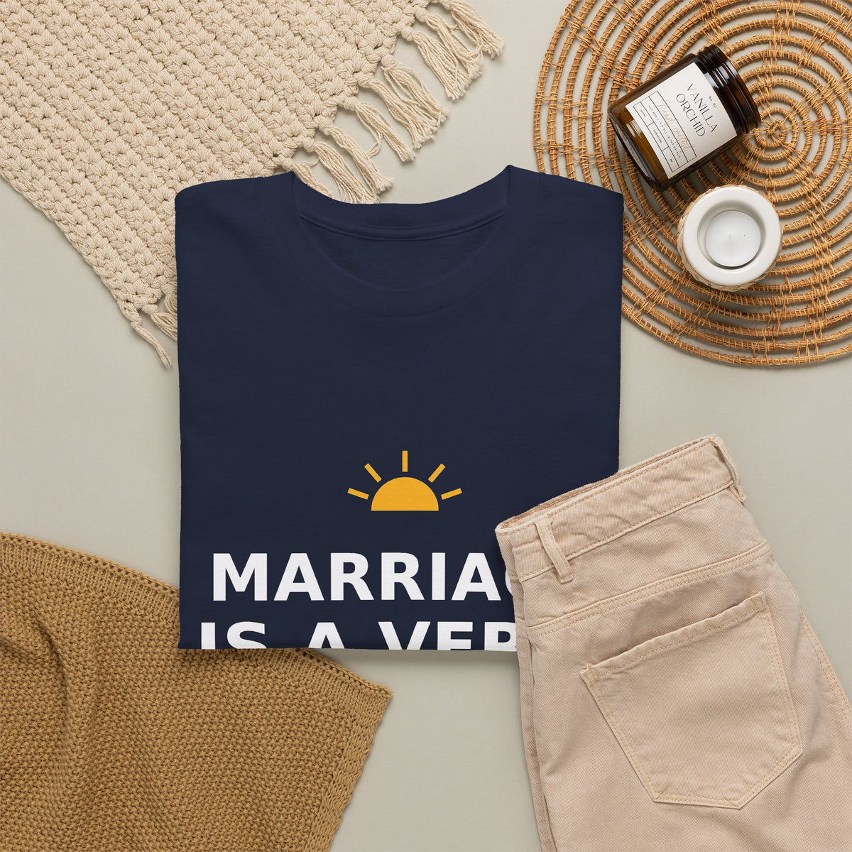Marriage Is a Verb — Unisex Tee