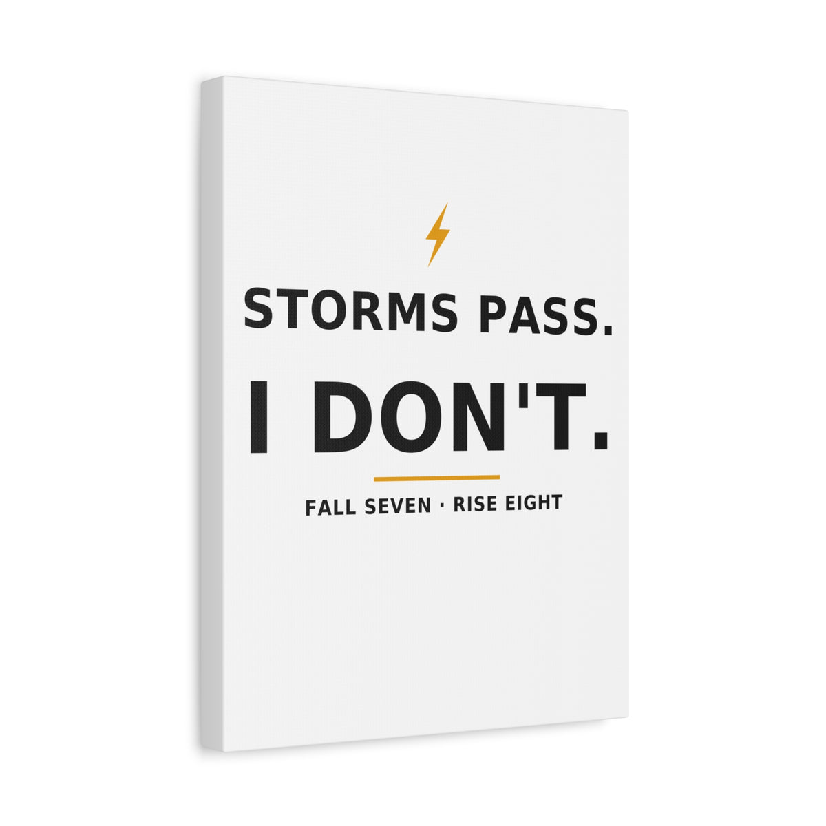 Storms Pass. — Canvas Print