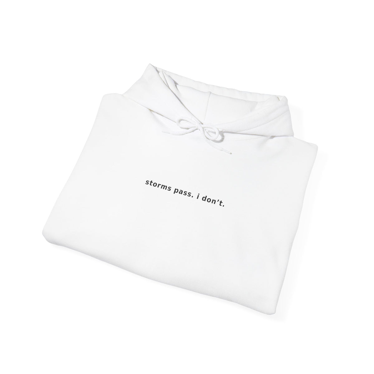 Storms Pass Minimalist Women's Hoodie