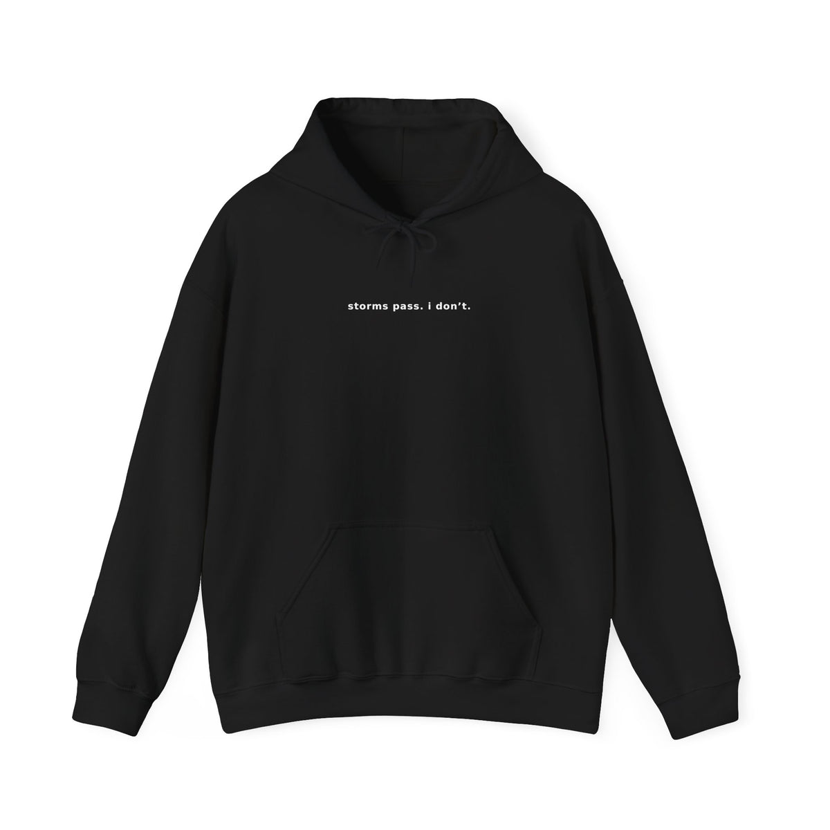 Storms Pass Minimalist Hoodie