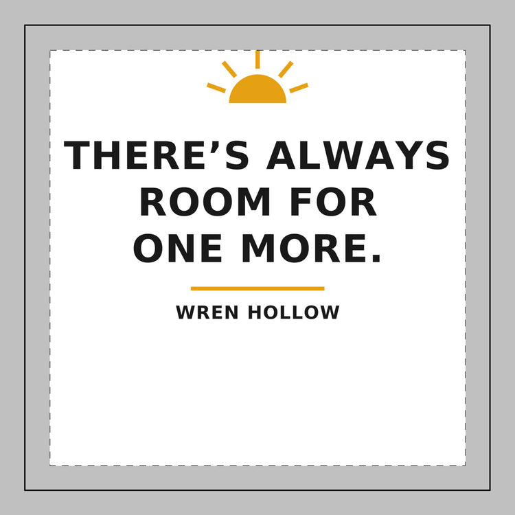 There's Always Room for One More — Throw Pillow