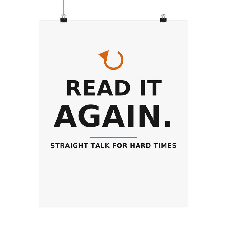 Read It Again. — Poster