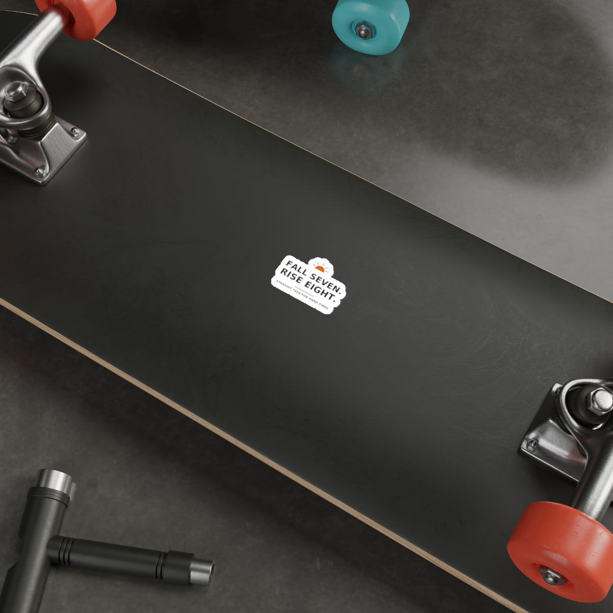 Fall Seven. Rise Eight. — Die-Cut Sticker