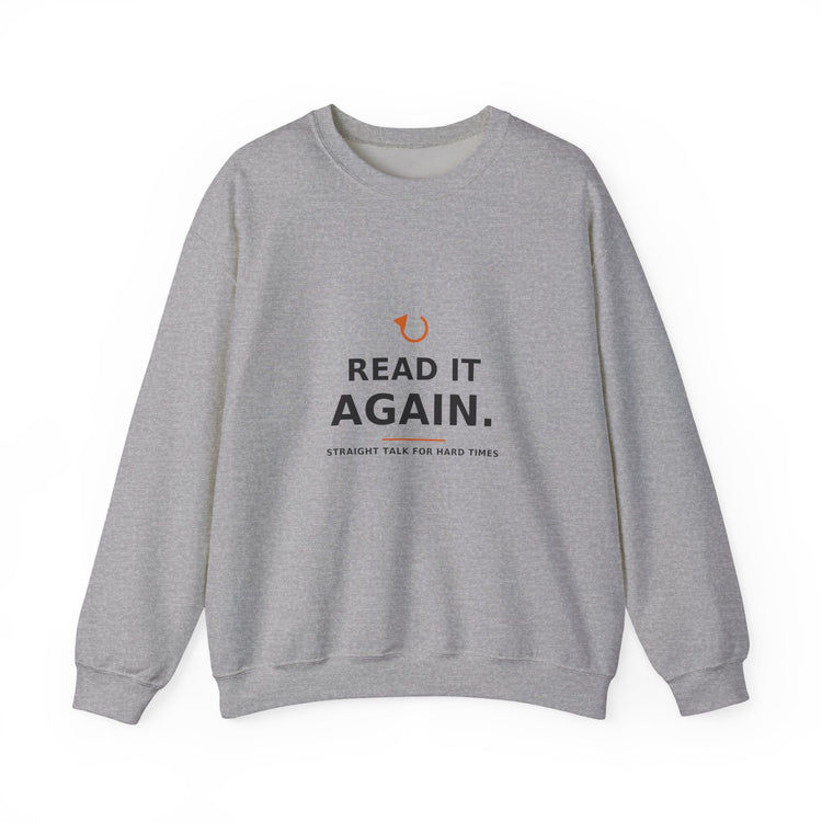Read It Again. — Crewneck Sweatshirt