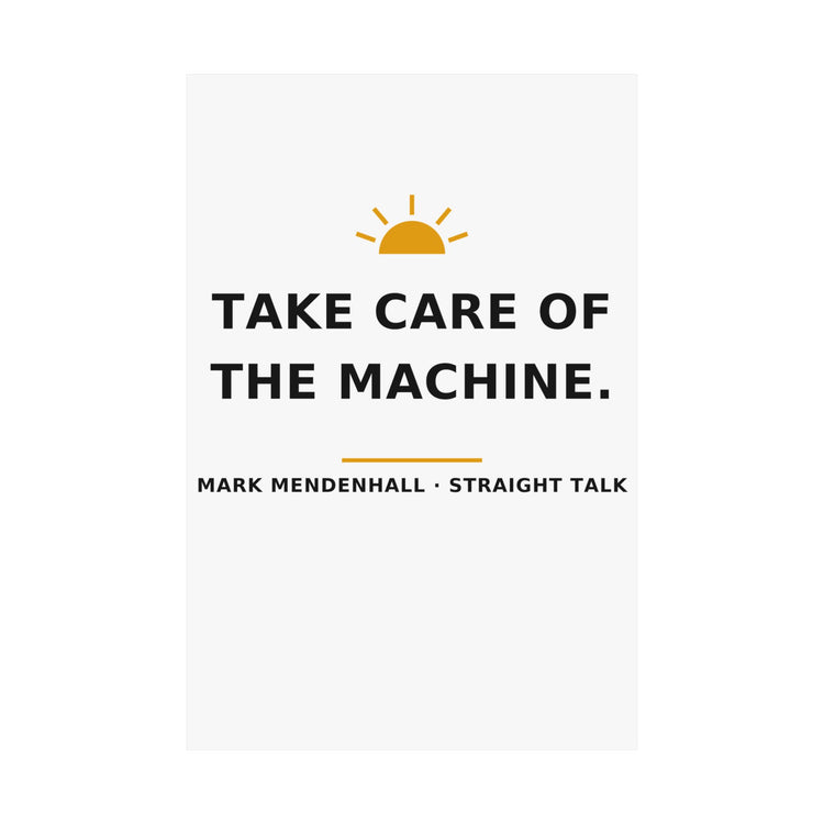 Take Care of the Machine — Poster