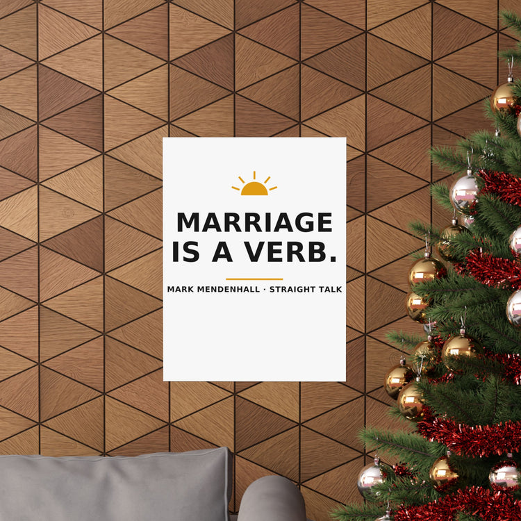 Marriage Is a Verb — Poster