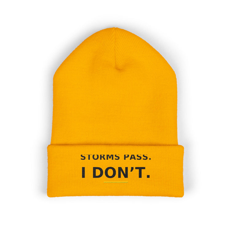 Storms Pass. I Don't. — Beanie