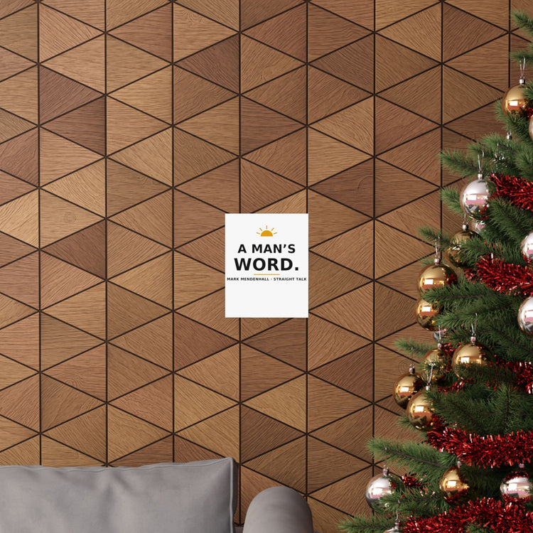 A Man's Word — Poster