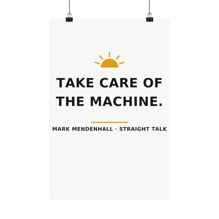 Take Care of the Machine — Poster