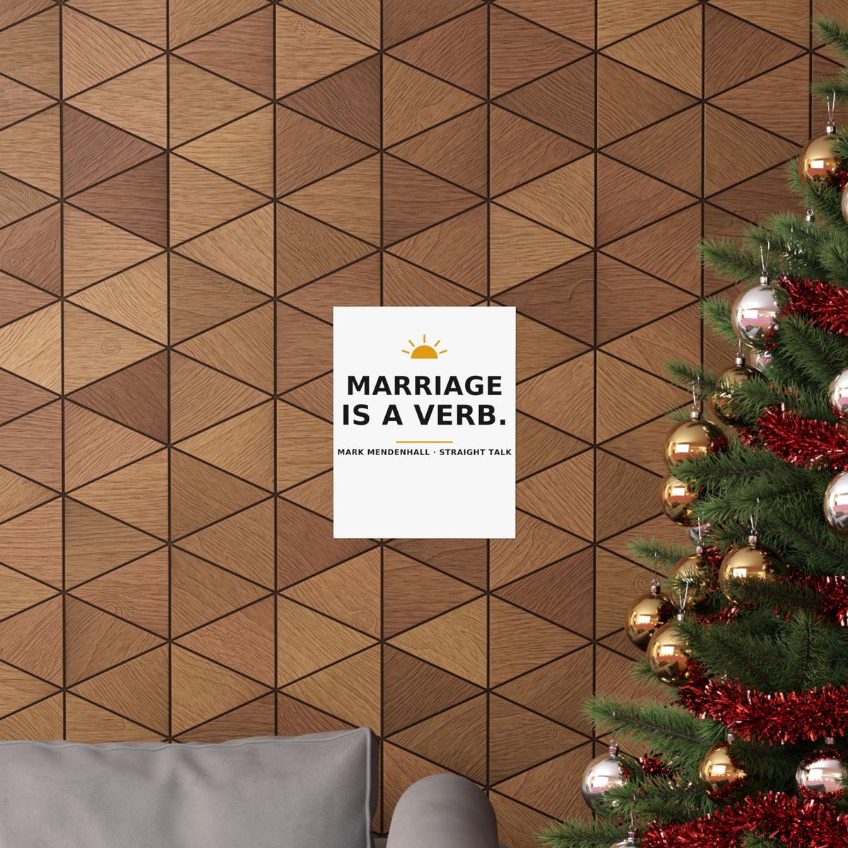 Marriage Is a Verb — Poster