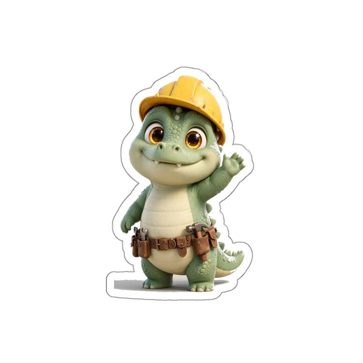 Chompy the Gator — Die-Cut Sticker