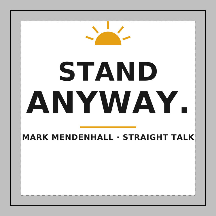 Stand Anyway — Throw Pillow