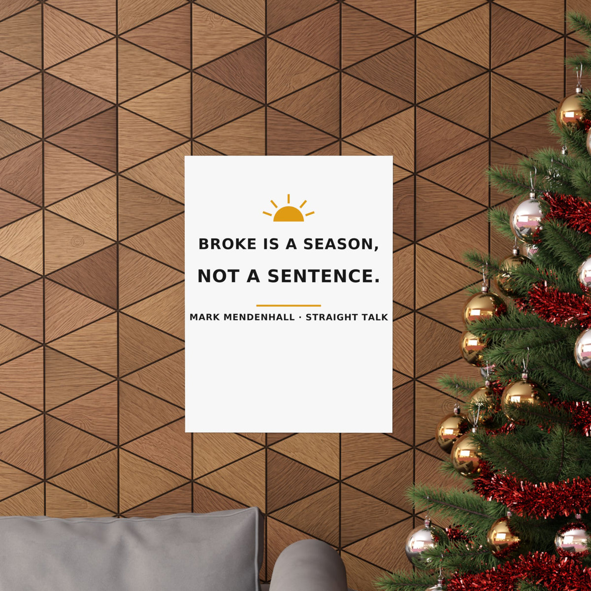 Broke Is a Season, Not a Sentence — Poster