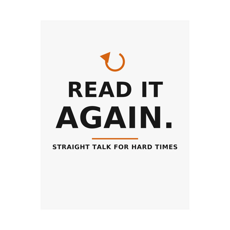 Read It Again. — Poster