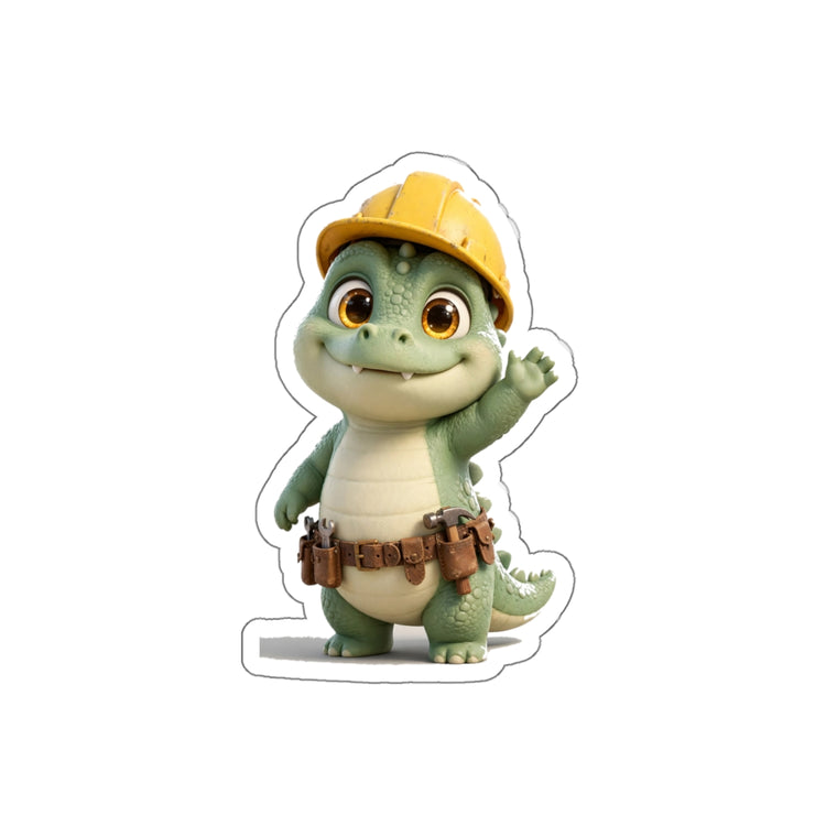 Chompy the Gator — Die-Cut Sticker