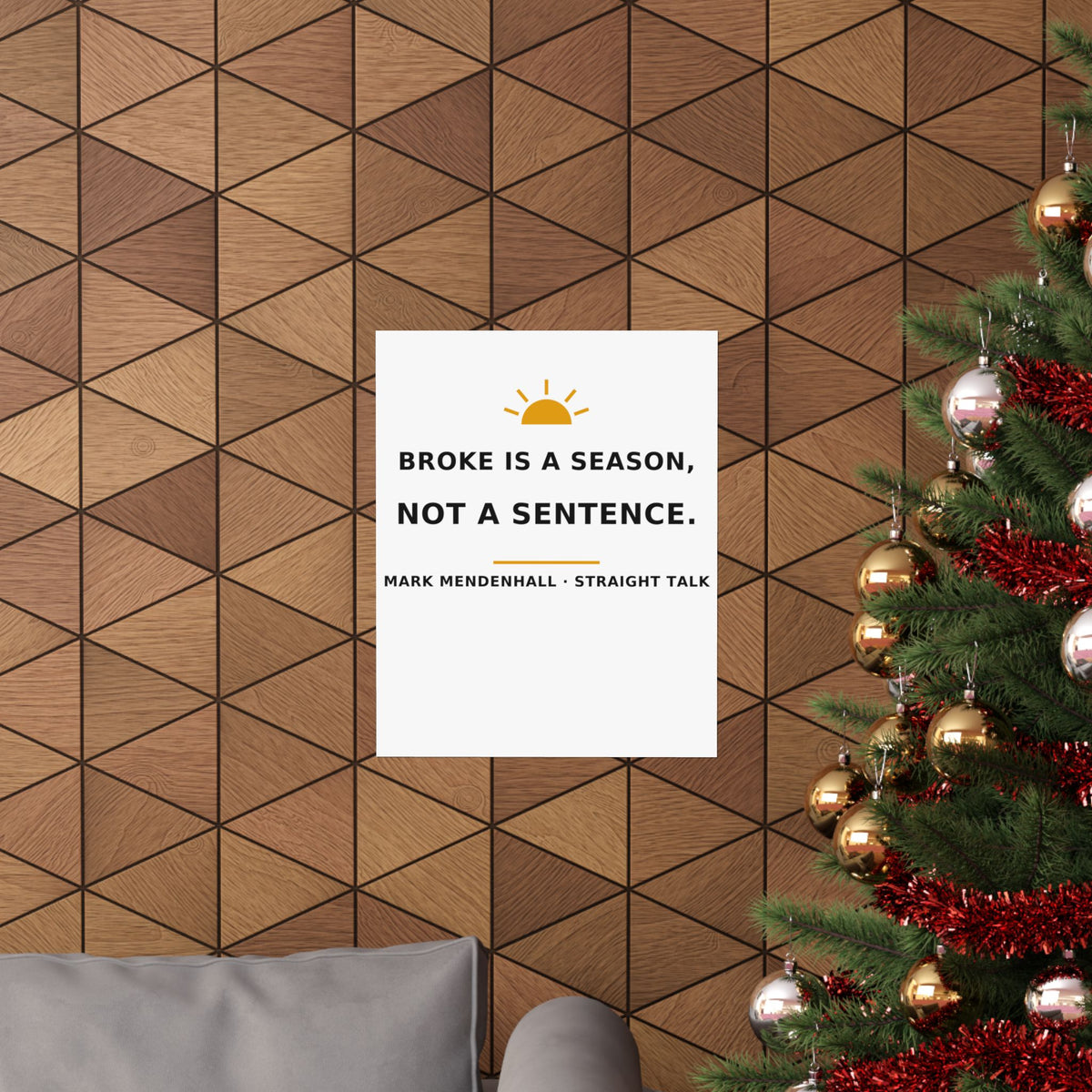 Broke Is a Season, Not a Sentence — Poster