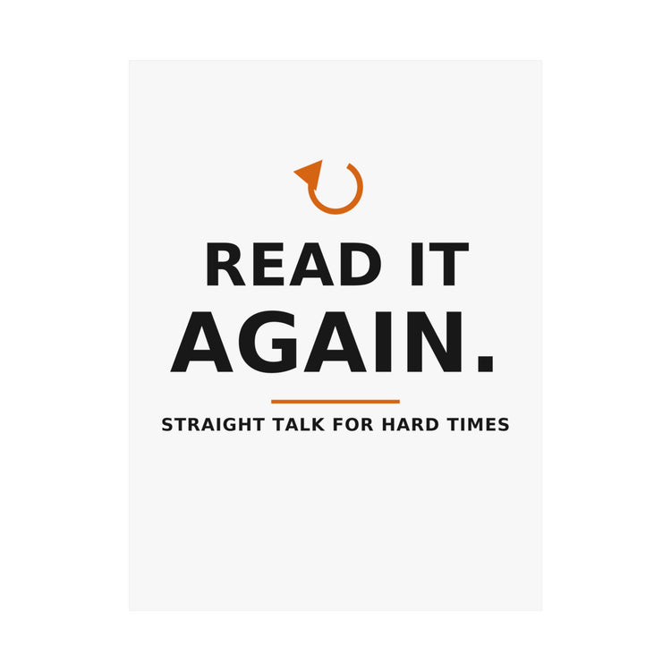 Read It Again. — Poster