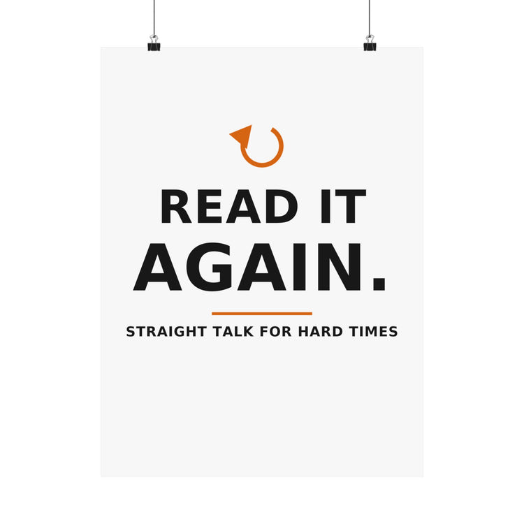Read It Again. — Poster