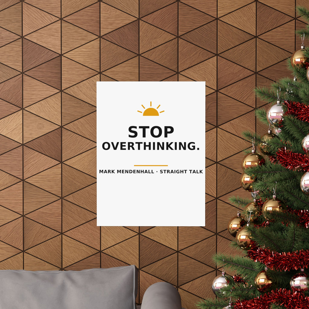 Stop Overthinking — Poster