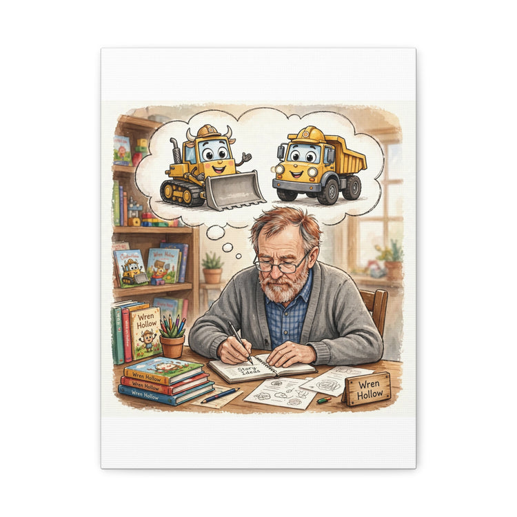 Wren Hollow Grandpa — Canvas Print