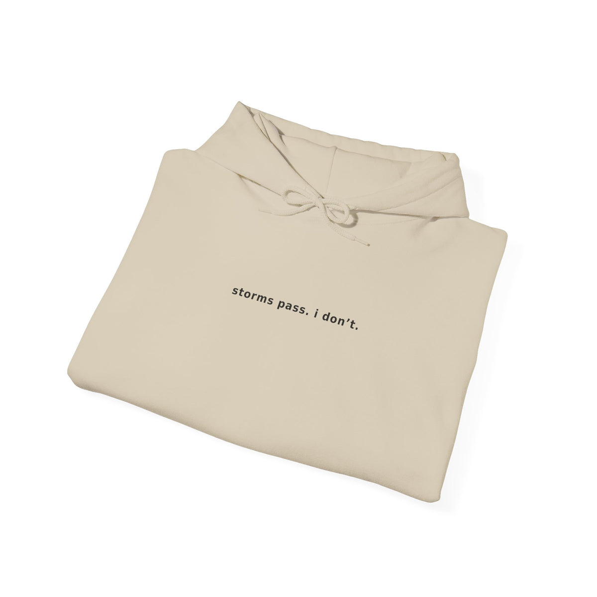 Storms Pass Minimalist Hoodie