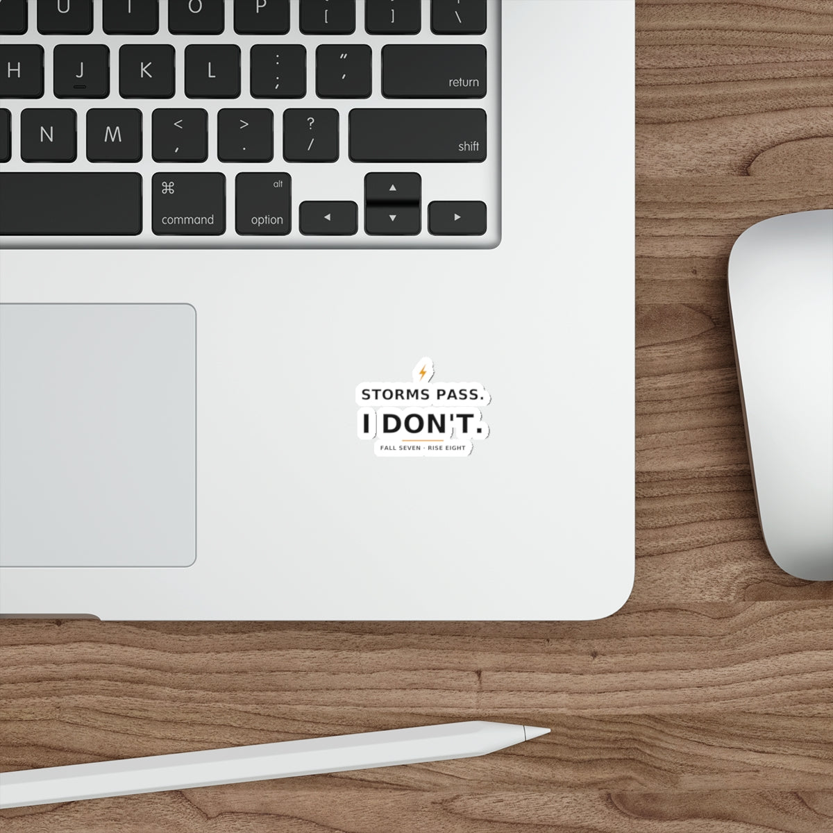 Storms Pass. — Die-Cut Sticker