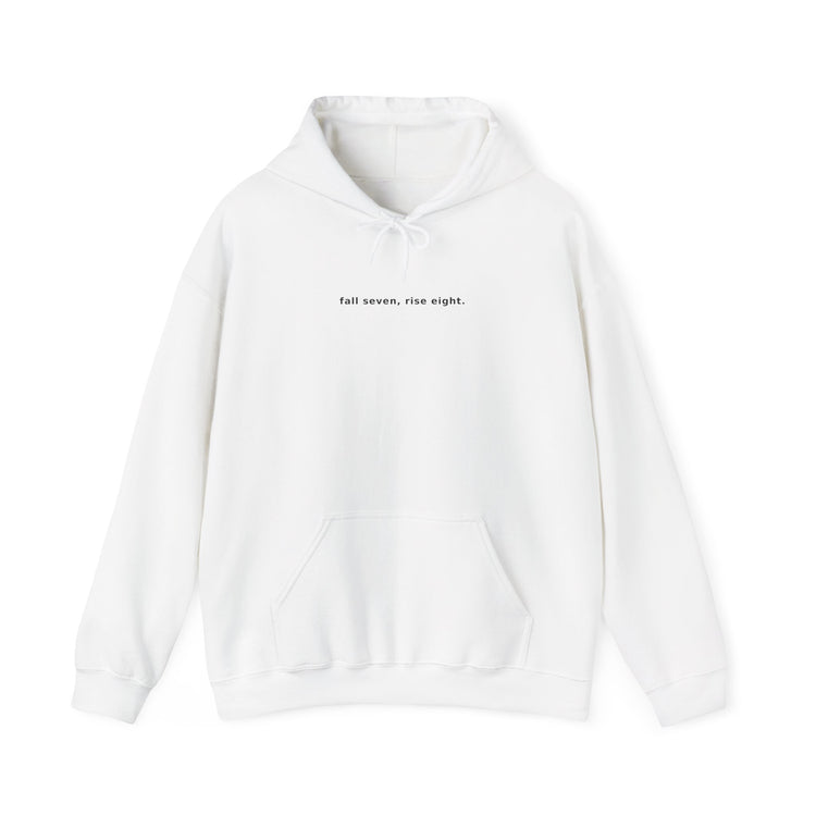 Fall Seven, Rise Eight Minimalist Hoodie