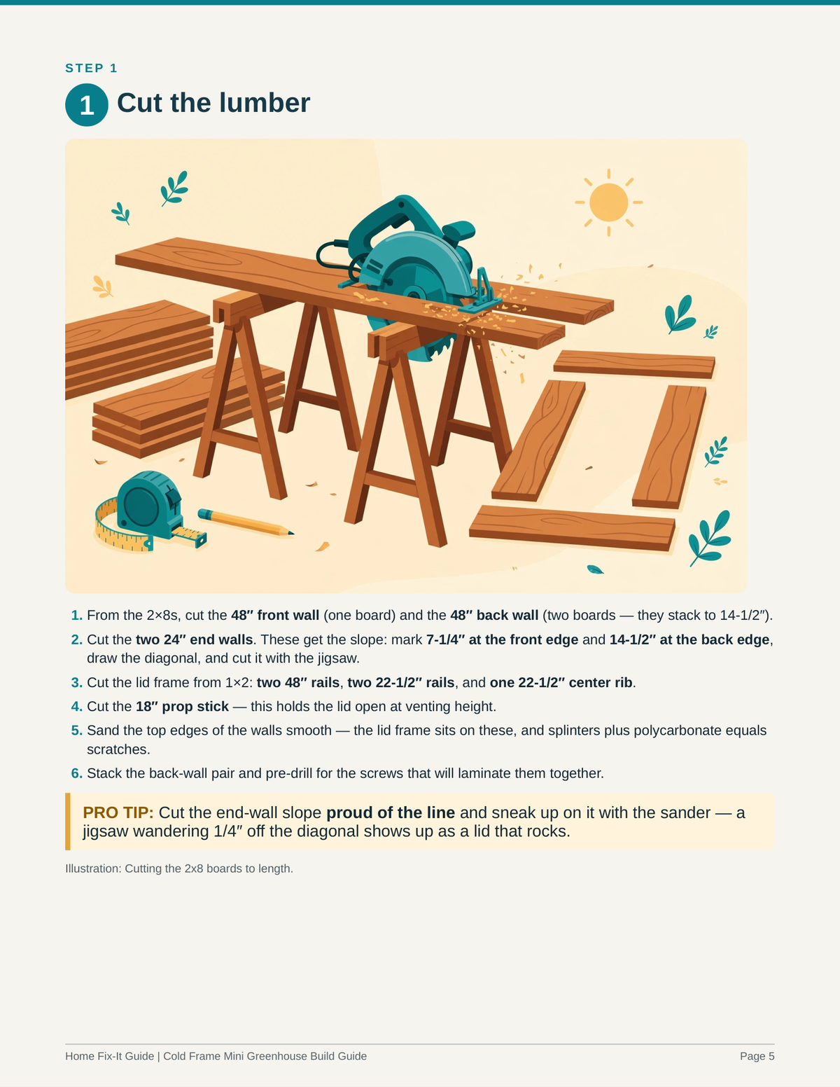 Cold Frame Greenhouse Plans PDF | DIY Off-Grid Mini Greenhouse | Garden Cold Frame