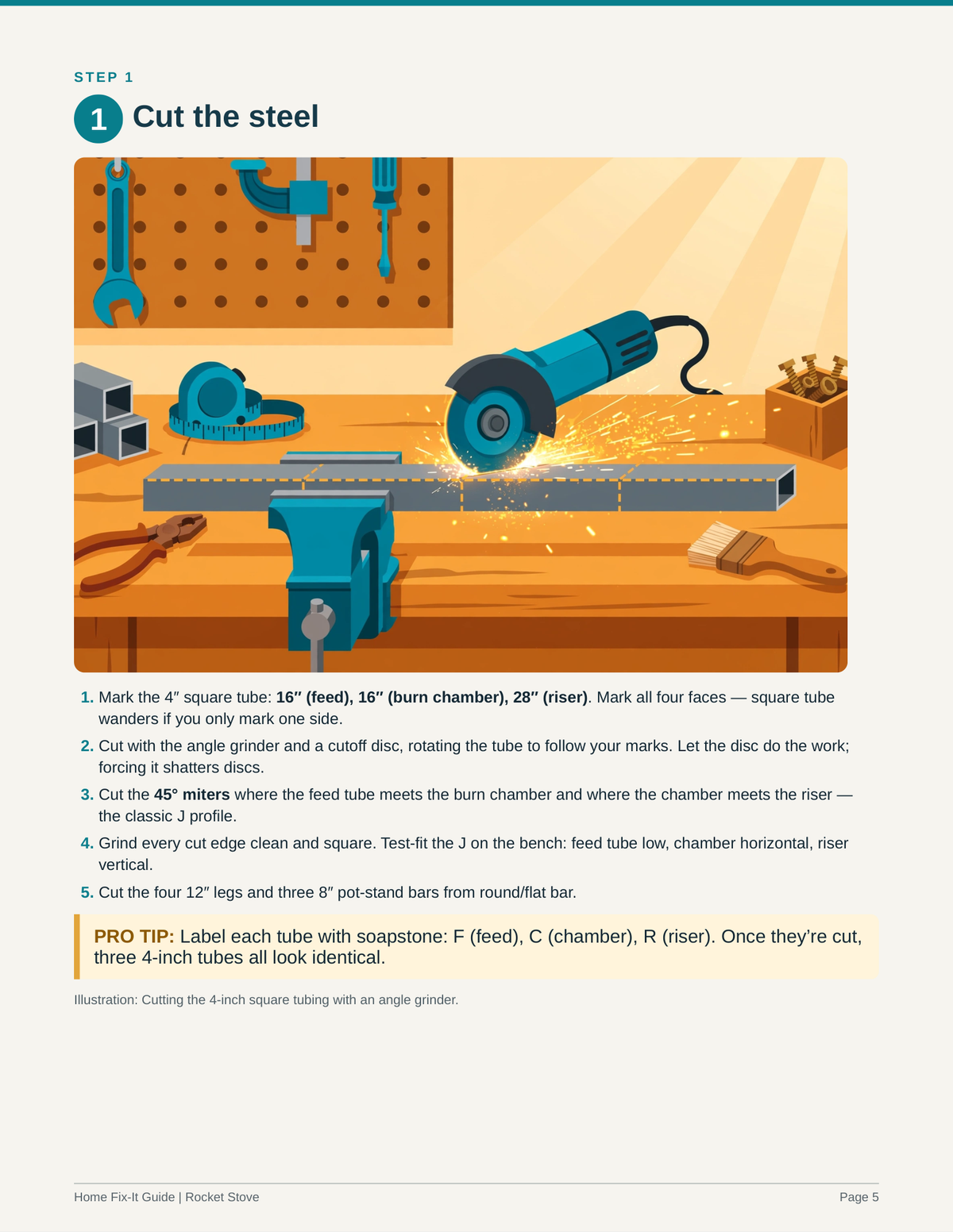 Rocket Stove Plans PDF | DIY Off-Grid J-Tube Stove Build | Survival Cooking Guide
