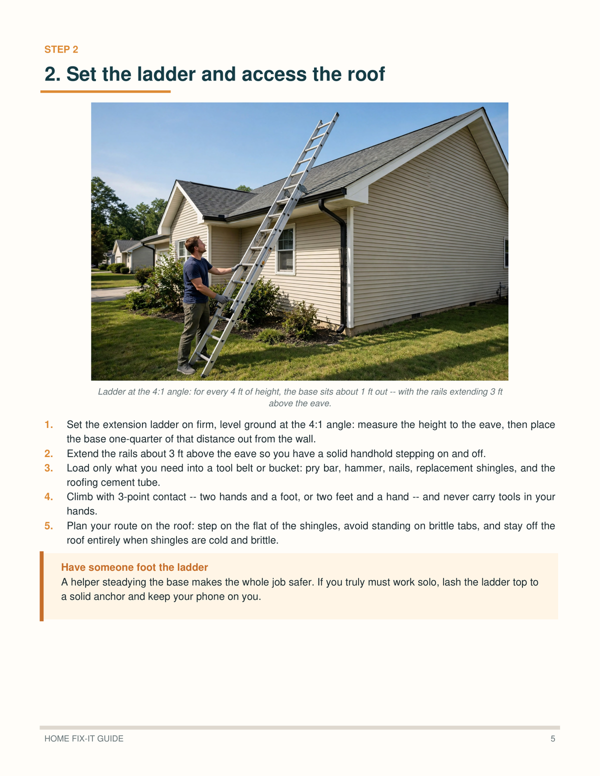 Small Roof Repair Guide PDF | Replace Asphalt Shingles DIY | Roofing eBook